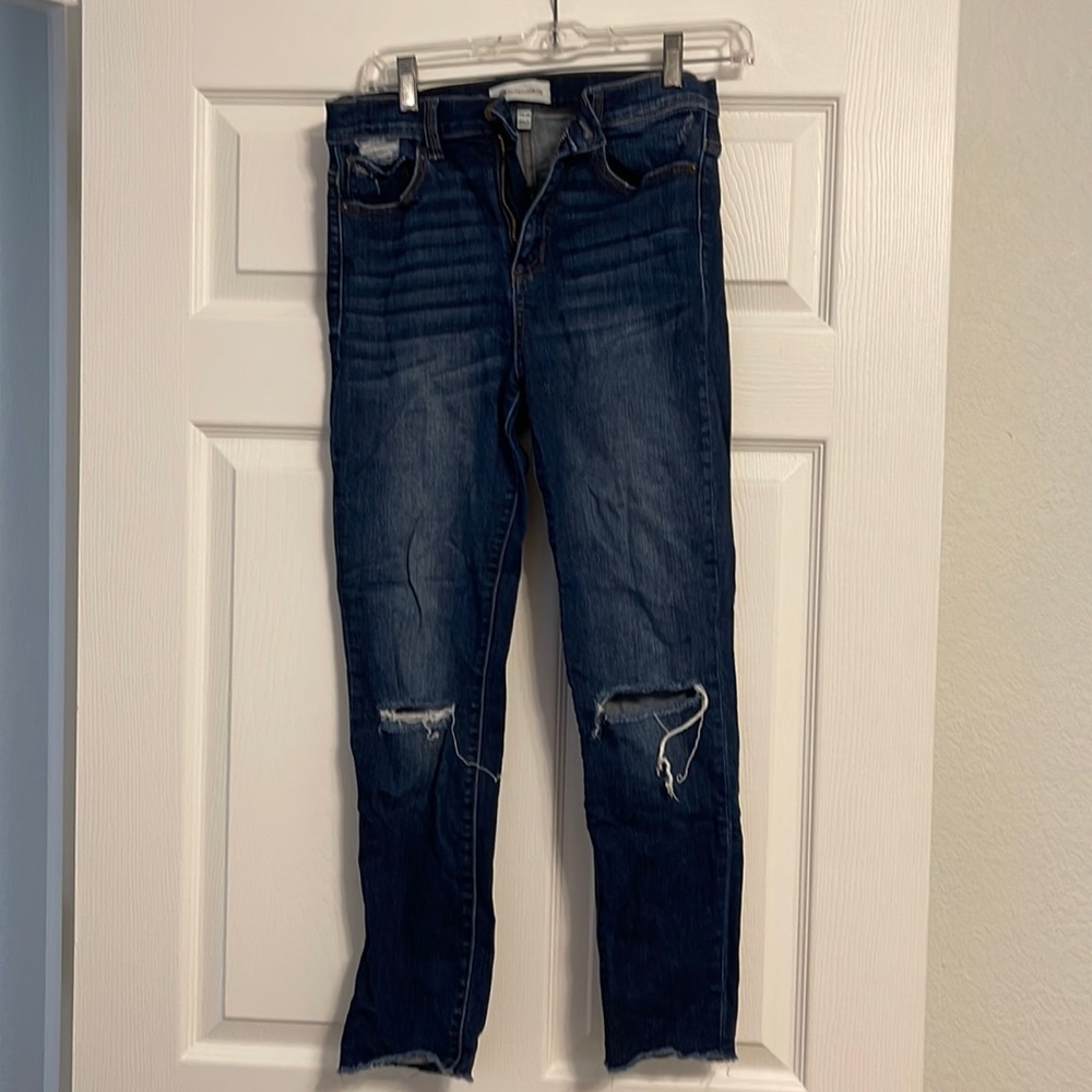 Impeccable Pig slim crop jeans. Size 7/28
